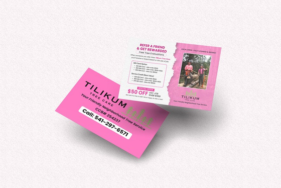 Tilikum Tree Care Business Card